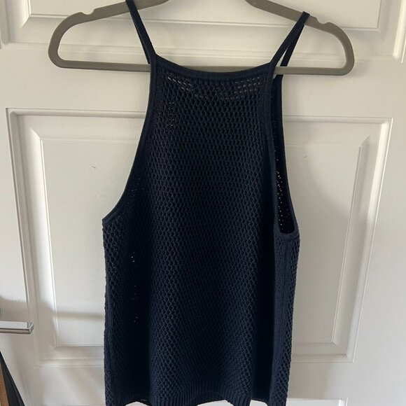 Strappy Open-Stitch Tank Sweater - Picture 5 of 7